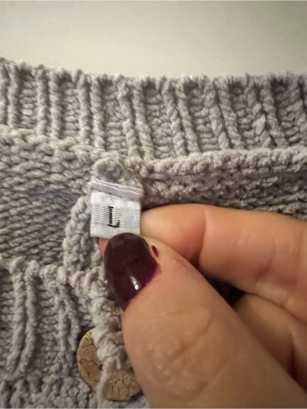 Amazon Light Gray Button-Front Ribbed Knit Romper - Picture 4 of 7